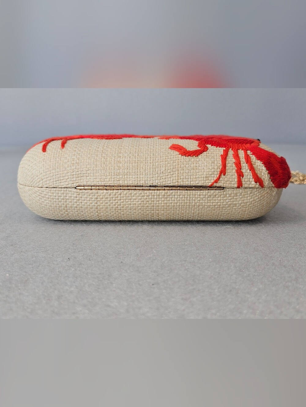 Viral Tommy Bahama Crab Embroidered Clutch Crossbody – NWT Coastal Beach Bag - Picture 10 of 16